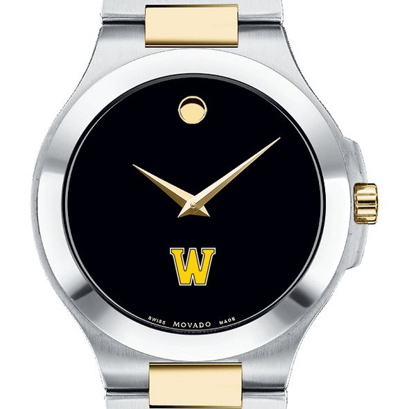 Williams Men's Movado Collection Two-Tone Watch with Black Dial - Image 1