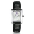 Holy Cross Women's Mother of Pearl Quad Watch Leather Strap - Image 2