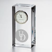 Delaware Tall Glass Desk Clock by Simon Pearce