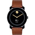 NYU Stern Men's Movado BOLD with Brown Leather Strap - Image 2