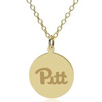 Pitt 14K Gold Pendant & Chain