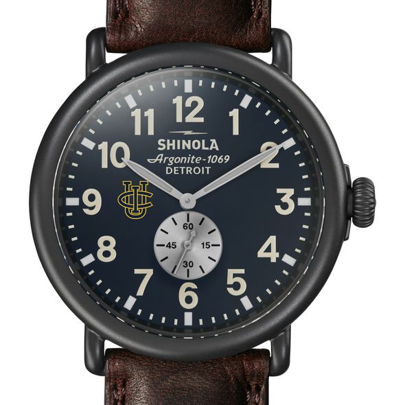 UC Irvine Shinola Watch, The Runwell 47mm Midnight Blue Dial - Image 1