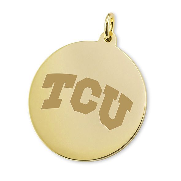 TCU 14K Gold Charm - Image 1