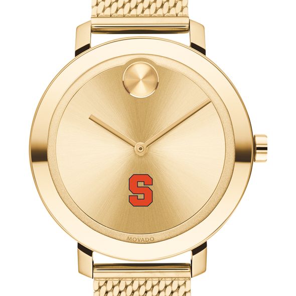 Syracuse Women's Movado Bold Gold with Mesh Bracelet - Image 1