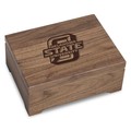 Oklahoma State University Solid Walnut Desk Box - Image 1
