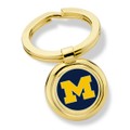 University of Michigan Enamel Key Ring - Image 1