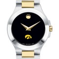 Iowa Women's Movado Collection Two-Tone Watch with Black Dial - Image 1
