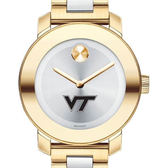 Virginia Tech Women's Movado Two-Tone Bold