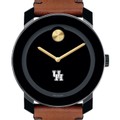 University of Houston Men's Movado BOLD with Brown Leather Strap - Image 1