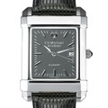 West Point Men's Gray Quad Watch with Leather Strap - Image 1