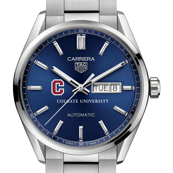 Colgate Men's TAG Heuer Carrera with Blue Dial & Day-Date Window - Image 1