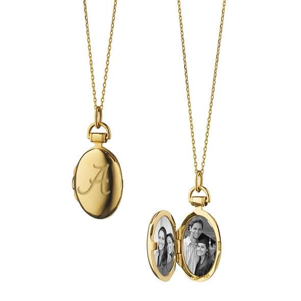 Alabama Monica Rich Kosann Petite Locket in Gold - Image 1