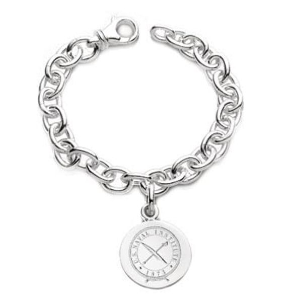 USNI Sterling Silver  Charm Bracelet - Image 1