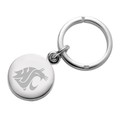 Washington State University Sterling Silver Insignia Key Ring - Image 1