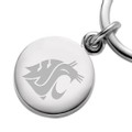 Washington State University Sterling Silver Insignia Key Ring - Image 2