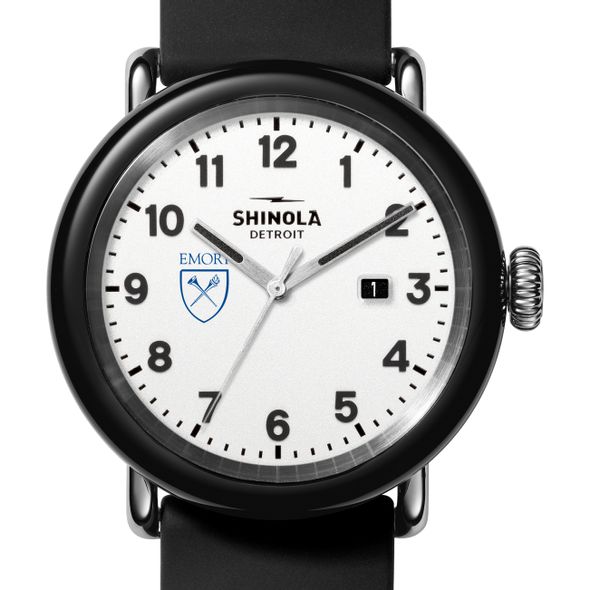 Emory University Shinola Watch, The Detrola 43mm White Dial at M.LaHart & Co.