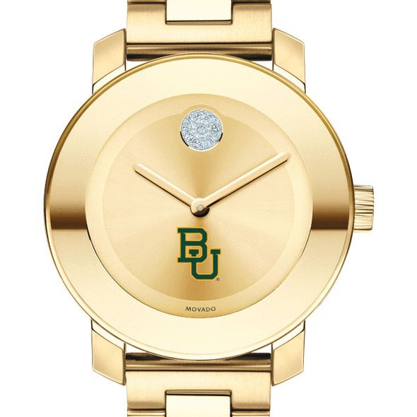 Baylor University Women's Movado Gold Bold