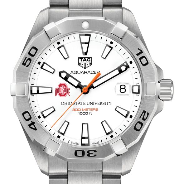Ohio State Men's TAG Heuer Steel Aquaracer - Image 1