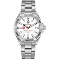 click to view Ohio State Men's TAG Heuer Steel Aquaracer - Image 2