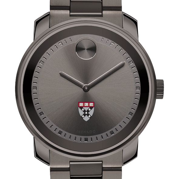 Harvard Business School Men's Movado BOLD Gunmetal Grey