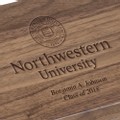 Northwestern University Solid Walnut Desk Box - Image 2