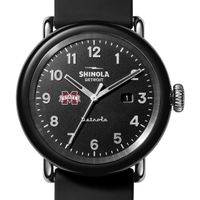 MS State Shinola Watch, The Detrola 43mm Black Dial at M.LaHart & Co.