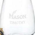 George Mason University Stemless Wine Glasses - Set of 2 - Image 3