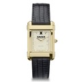 Xavier Men's Gold Quad with Leather Strap - Image 2