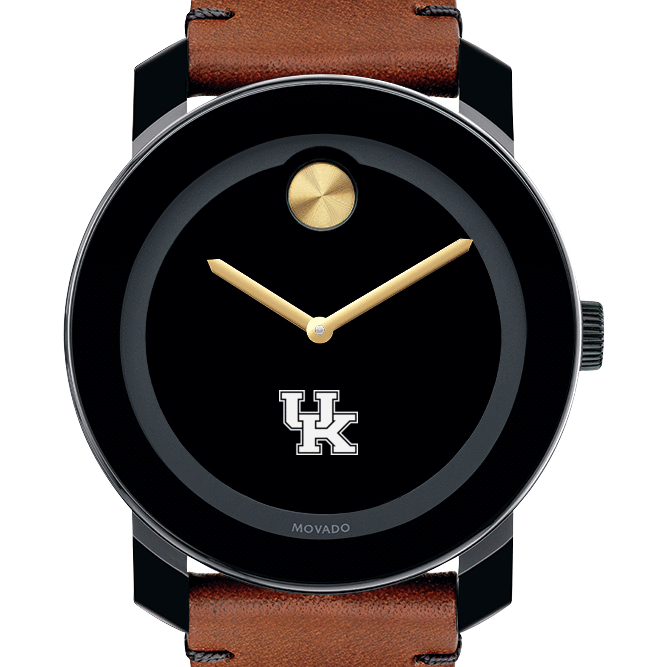 Kentucky Men's Movado BOLD with Brown Leather Strap