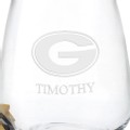 University of Georgia Stemless Wine Glasses - Set of 2 - Image 3