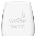 Gonzaga Red Wine Glasses - Set of 4 - Image 3