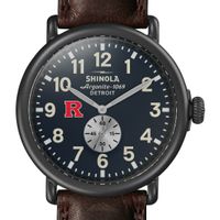 Rutgers Shinola Watch, The Runwell 47mm Midnight Blue Dial