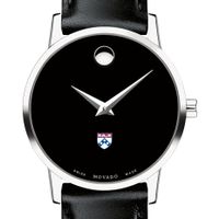 Penn Women's Movado Museum with Leather Strap