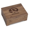 University of Missouri Solid Walnut Desk Box - Image 1