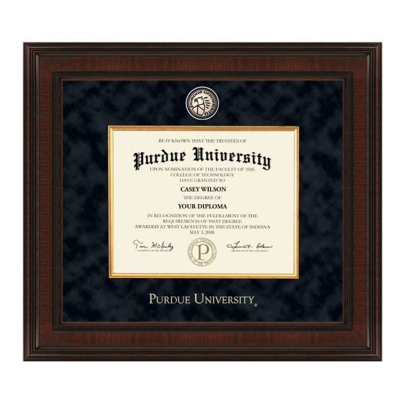 Purdue University Masters/PhD Diploma Frame - Excelsior - Image 1