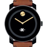 Xavier University Men's Movado BOLD with Brown Leather Strap