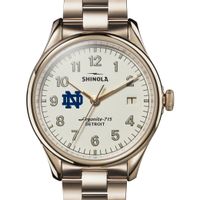 Notre Dame Shinola Watch, The Vinton 38mm Ivory Dial