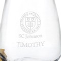 SC Johnson College Stemless Wine Glasses - Set of 4 - Image 3