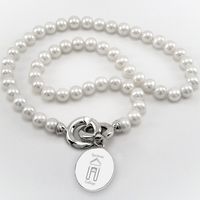 Spelman Pearl Necklace with Sterling Silver Charm