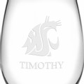 WSU Stemless Wine Glasses Made in the USA - Set of 2 - Image 3