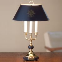 Christopher Newport University Lamp in Brass & Marble