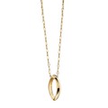Virginia Tech Monica Rich Kosann Poesy Ring Necklace in Gold - Image 2