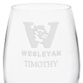 Wesleyan Red Wine Glasses - Set of 4 - Image 3