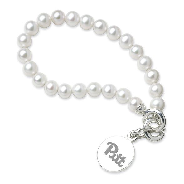 Pitt Pearl Bracelet with Sterling Silver Charm - Image 1