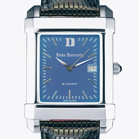 Duke Men's Blue Quad Watch with Leather Strap
