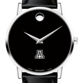 University of Arizona Men's Movado Museum with Leather Strap - Image 1