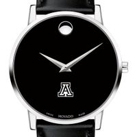 University of Arizona Men's Movado Museum with Leather Strap