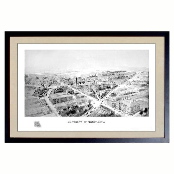 Historic University of Pennsylvania Black and White Print
