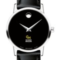 George Mason Women's Movado Museum with Leather Strap - Image 1