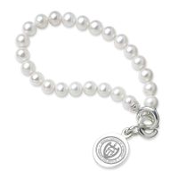 Georgia Tech Pearl Bracelet with Sterling Silver Charm
